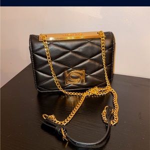 Bebe crossbody strap black bag